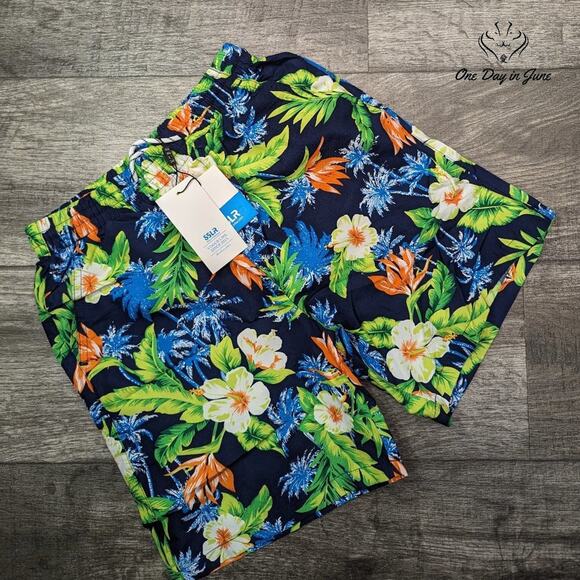 SSLR Tropical Board Shorts Size M - Picture 1 of 6